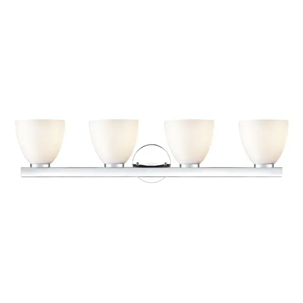 A versatile chrome vanity light that delivers clean, contemporary styling perfect for bathroom illumination. The polished chrome finish adds brightness and complements modern fixtures and hardware.