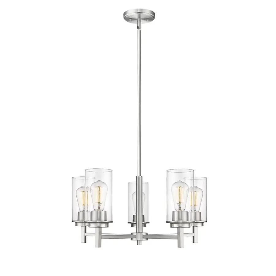 Brushed Nickel Chandelier