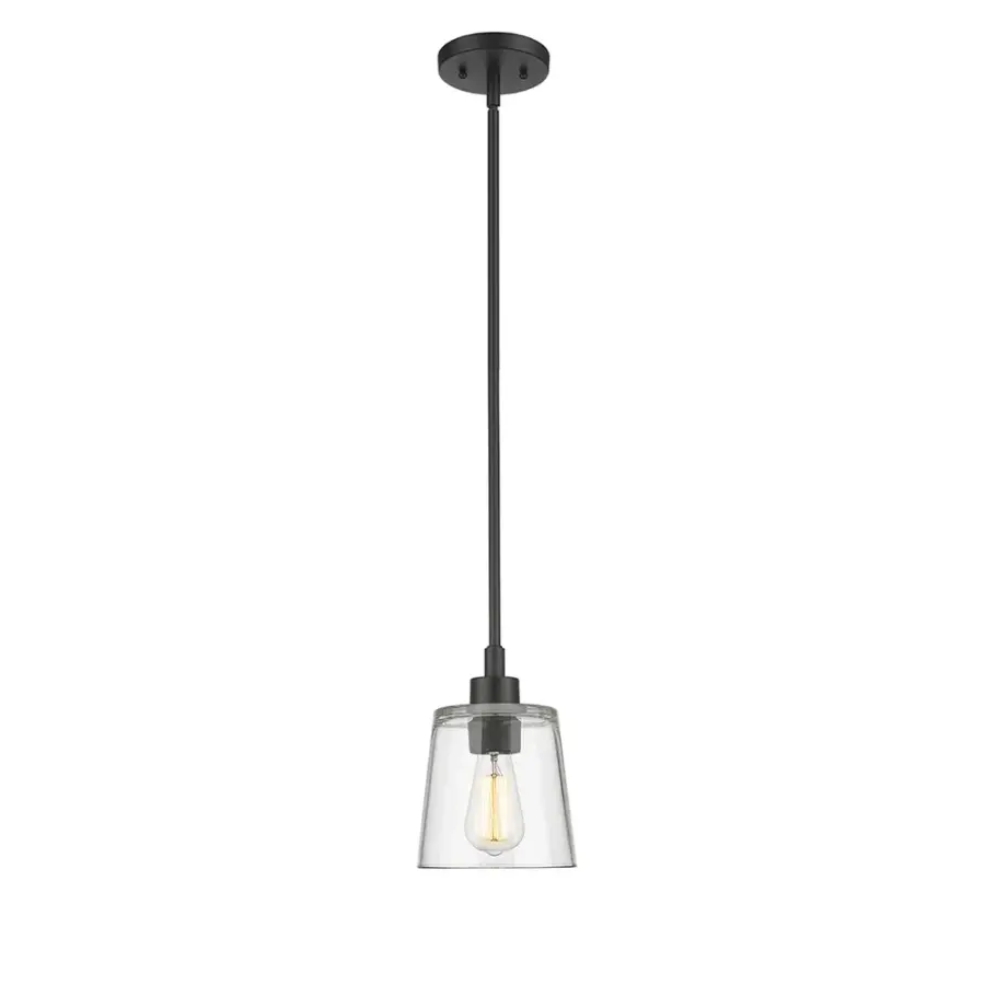Matte Black Pendant Light