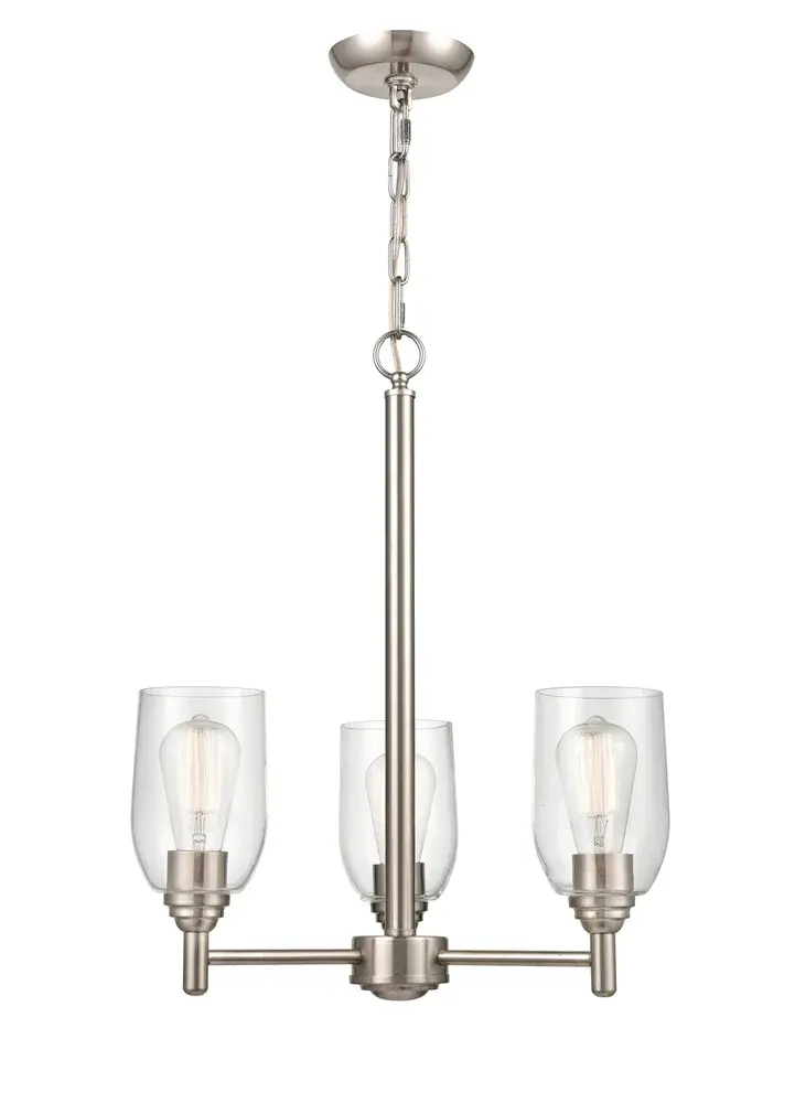 Brushed Nickel Chandelier