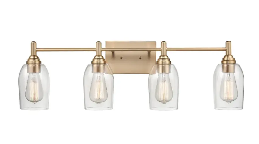 4994 Bath Vanity Light in Modern Gold