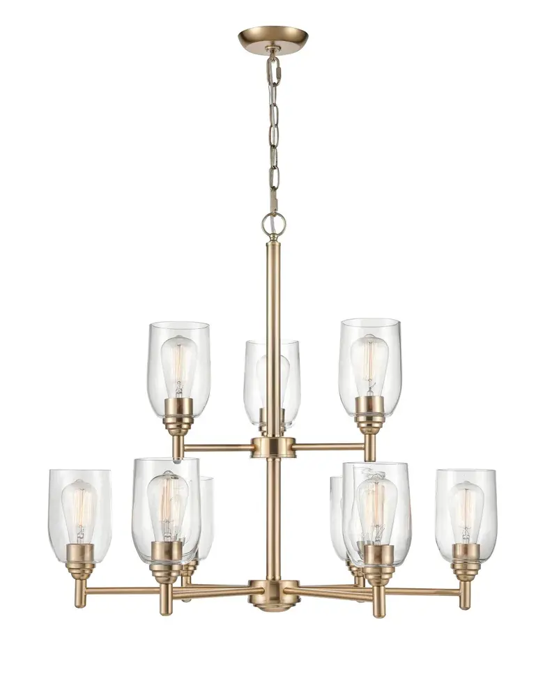 Modern Gold Chandelier