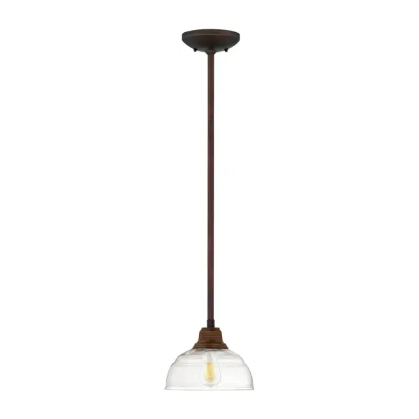 The 5300 Bronze Pendant offers exceptional installation flexibility with three included stem lengths, making it ideal for various ceiling heights and design preferences. UL Damp rated for versatile placement.