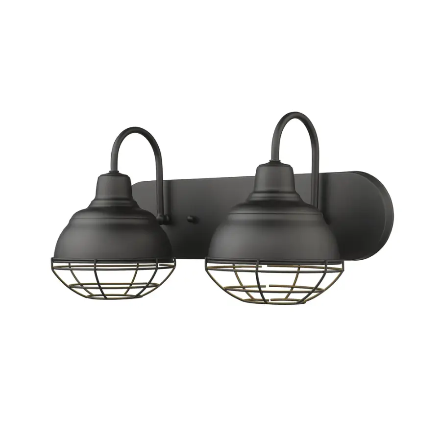 5422 Bath Vanity Light in Matte Black