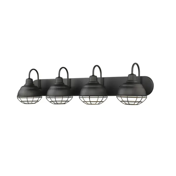 The 5424 vanity light in matte black finish delivers contemporary style with clean lines. Perfect for modern bathroom updates, this fixture provides functional task lighting with minimalist aesthetic appeal.