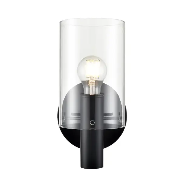 The 55101 wall sconce delivers contemporary style with its matte black finish. Versatile mounting options make it suitable for hallways, bathrooms, and living spaces seeking clean, modern illumination.
