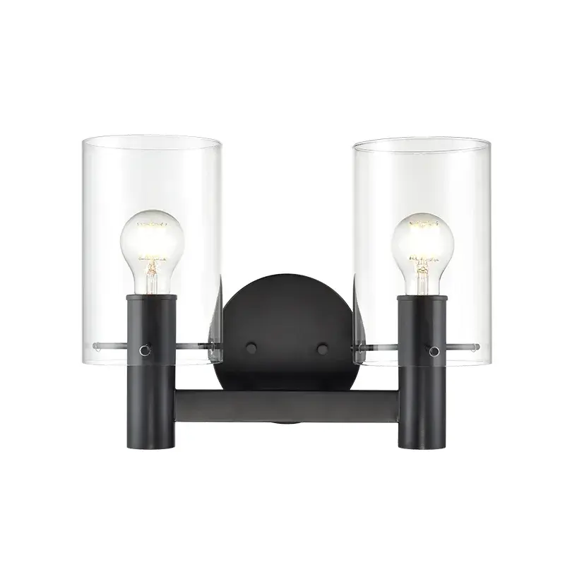 Matte Black Bath Vanity Light