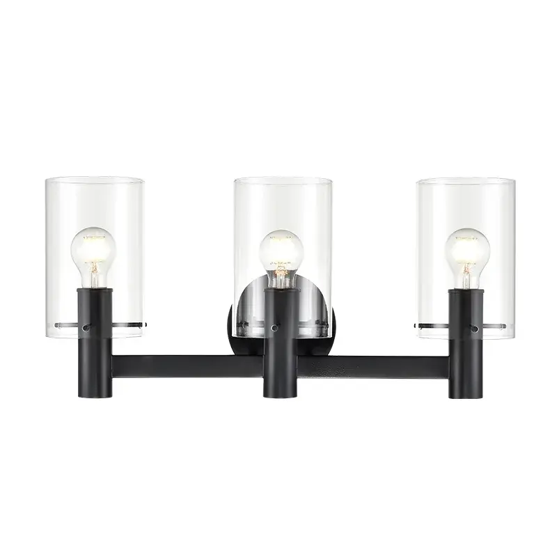 Matte Black Bath Vanity Light
