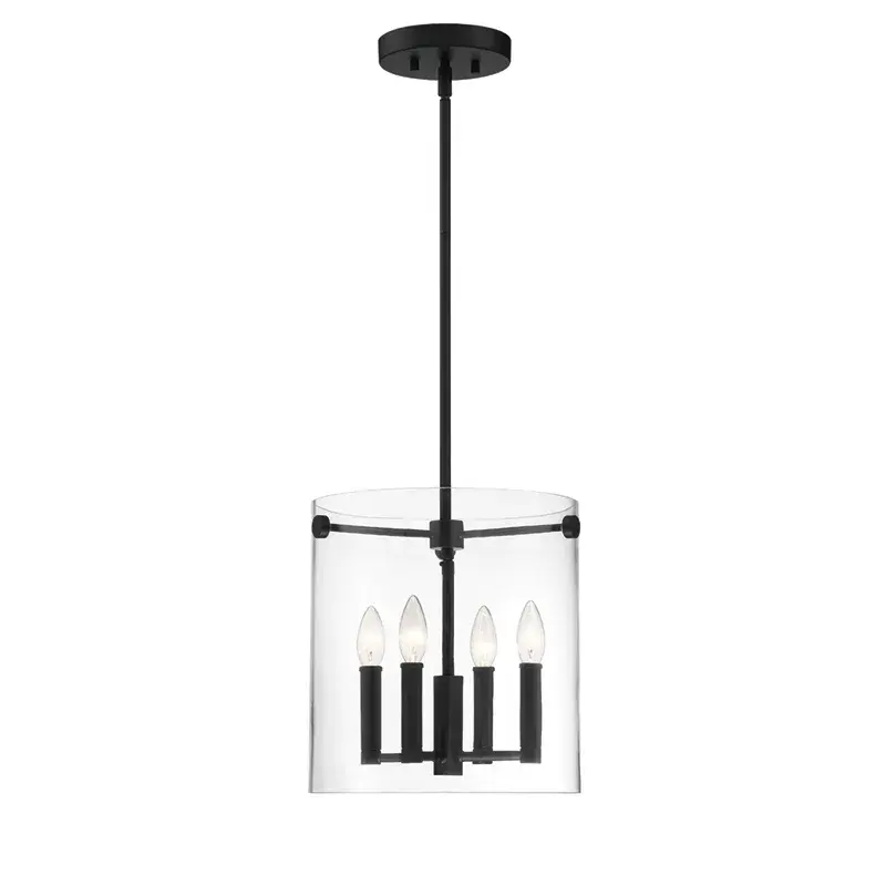 55302 Matte Black Pendant