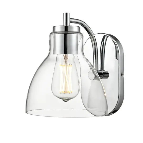Knightsdale 1-Light Chrome Vanity Light