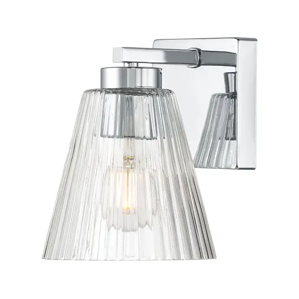 Rivelle 1-Light Chrome Vanity Sconce