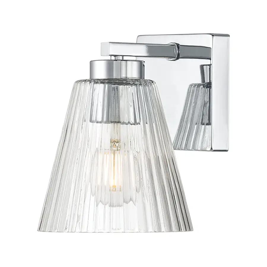 Rivelle 1-Light Chrome Vanity Sconce