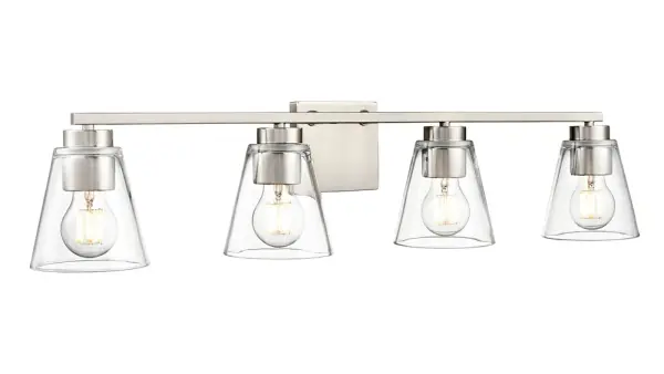 Strayhan 2-Light Vanity in Brushed Nickel