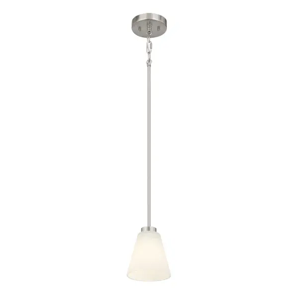 Strayhan 1-Light Mini Pendant in Brushed Nickel