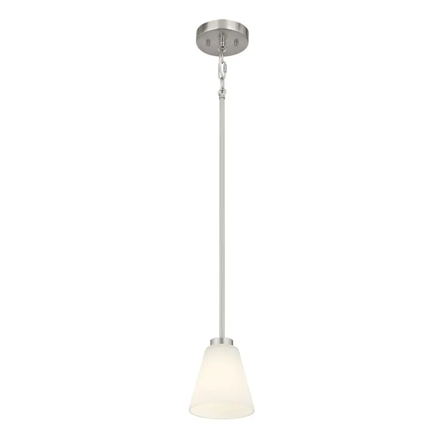 Strayhan 1-Light Mini Pendant in Brushed Nickel