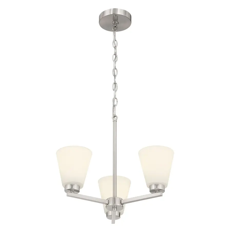 Strayhan 9-Light Chandelier in Brushed Nickel