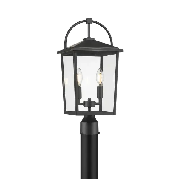 The Strathden Collection brings playful elegance to outdoor spaces with its antique handheld lantern inspiration. The graceful arcing handle and clear glass panels create a welcoming ambiance from driveway to entryway.