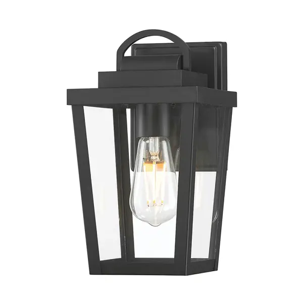 Brenwick Outdoor Lantern in Powder Coated Black