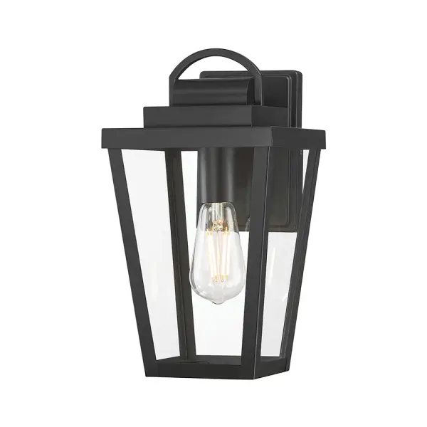 Brenwick Outdoor Lantern in Powder Coated Black