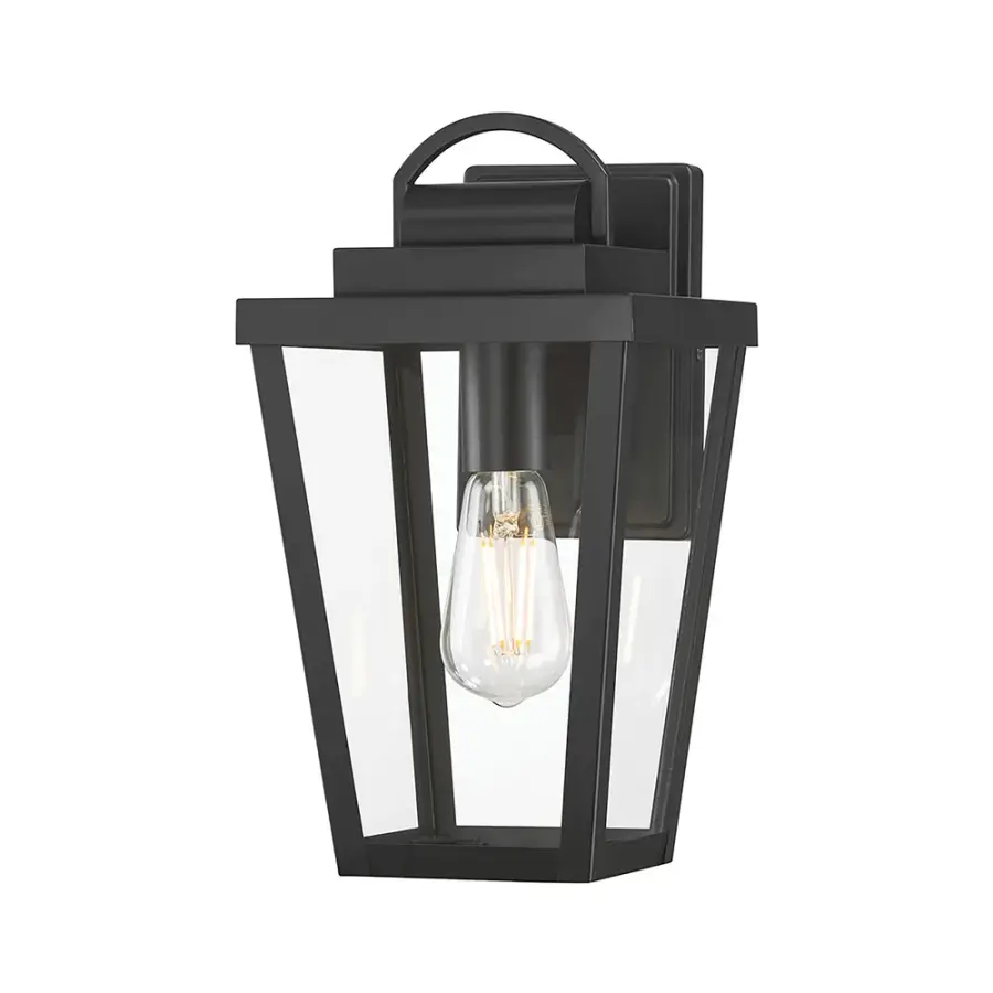 Brenwick Outdoor Lantern in Powder Coated Black