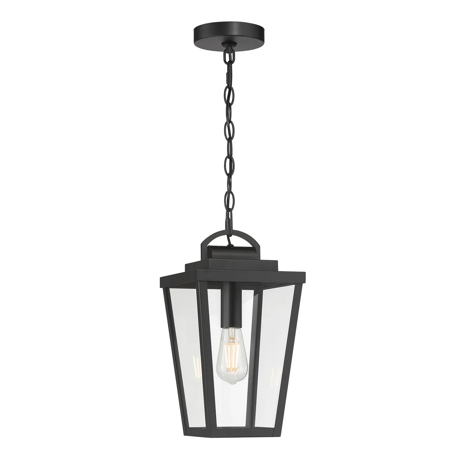 Brenwick Outdoor Lantern in Powder Coated Black