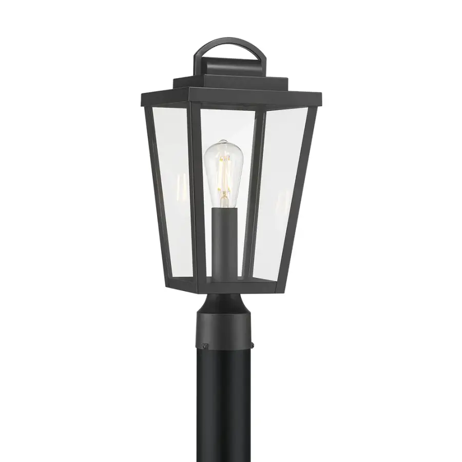 Brenwick Outdoor Lantern in Powder Coated Black