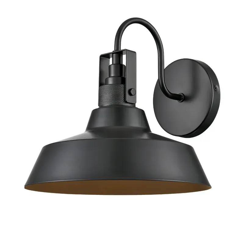 Outdoor Light Fixture in Powder Coated Black