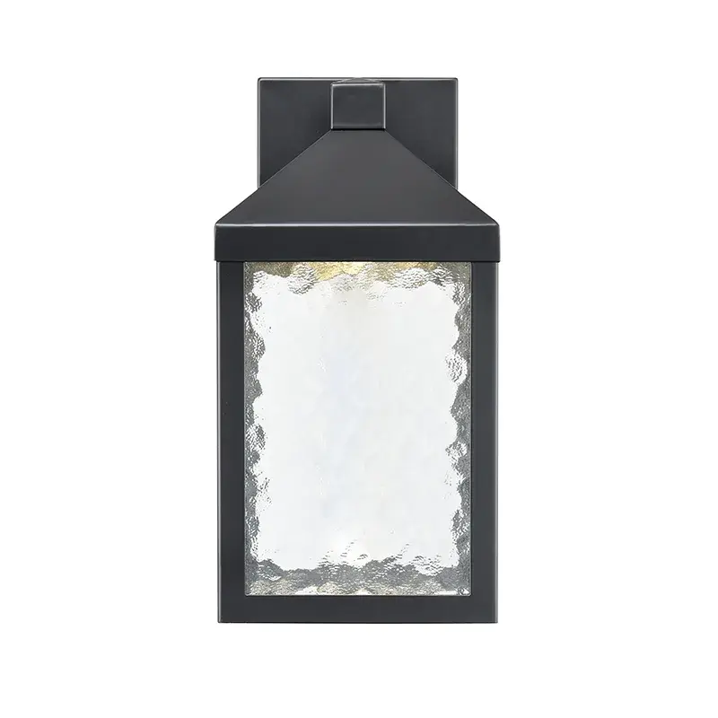 Outdoor LED Wall Sconce in Powder Coated Black