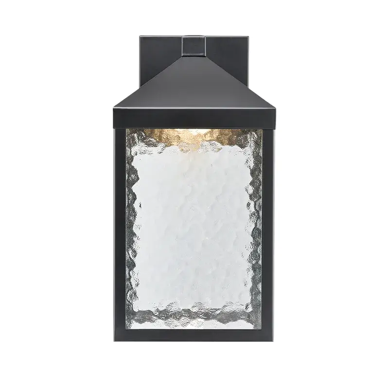 Outdoor LED Wall Sconce in Powder Coated Black