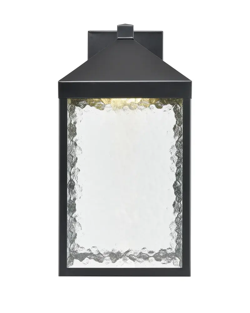Outdoor LED Wall Sconce in Powder Coated Black