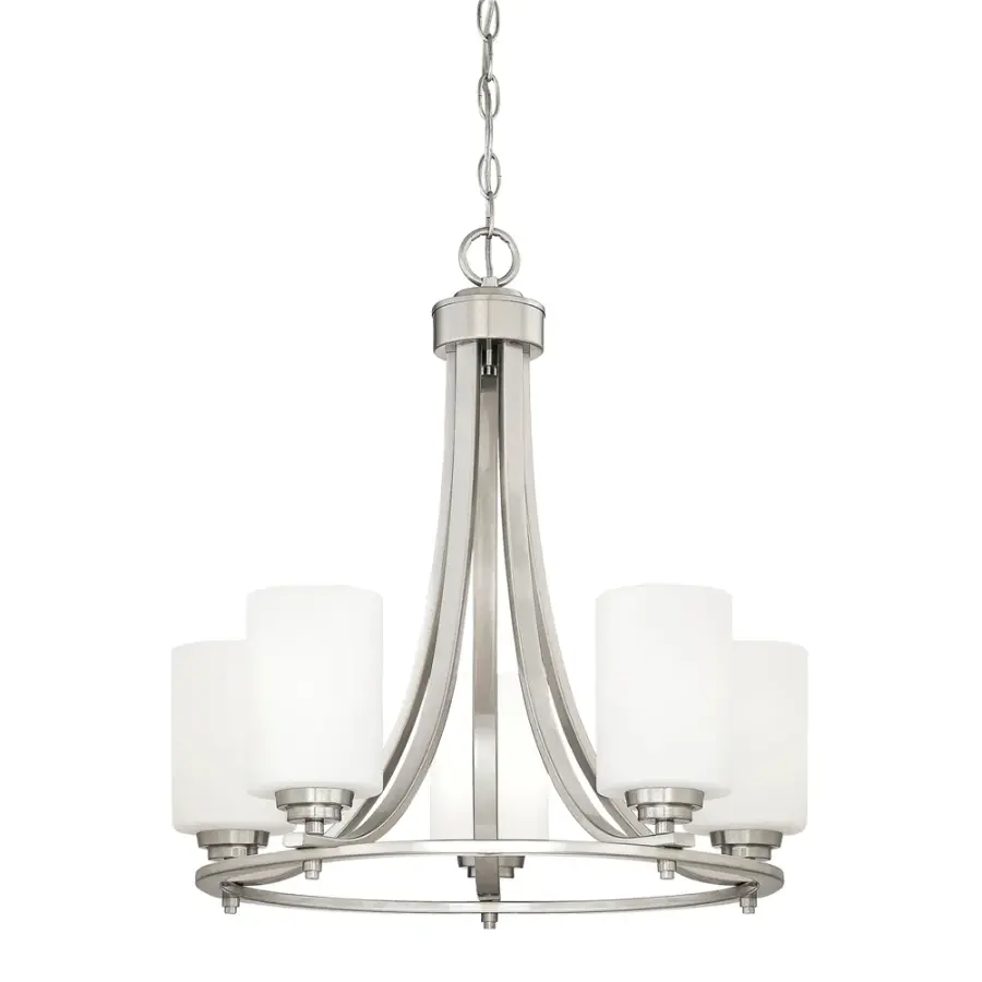 7255 Brushed Nickel Chandelier