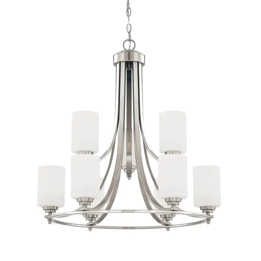 Brushed Nickel Chandelier