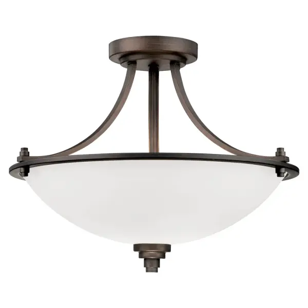 This bronze pendant offers classic styling that bridges traditional and contemporary design. The warm bronze finish adds sophistication to any space while maintaining versatility across multiple room types.