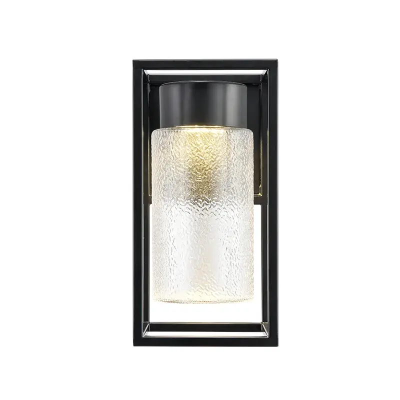 Outdoor LED Wall Sconce in Powder Coated Black