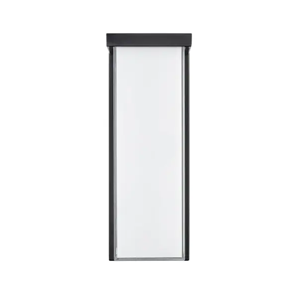 This outdoor LED wall sconce combines modern design with high-performance lighting technology. Featuring 90 CRI for exceptional color accuracy and energy-efficient LED technology in a durable powder-coated black finish.