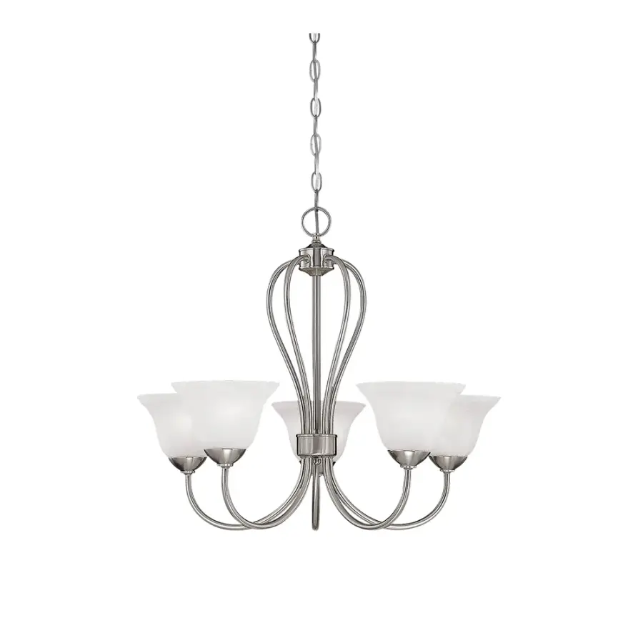 Collection 75 Chandelier in Brushed Nickel