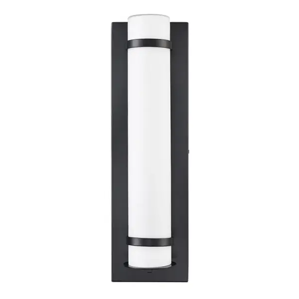 This outdoor LED wall sconce combines modern design with high-performance lighting technology. Featuring 90 CRI for exceptional color accuracy and a durable powder-coated black finish built for outdoor conditions.