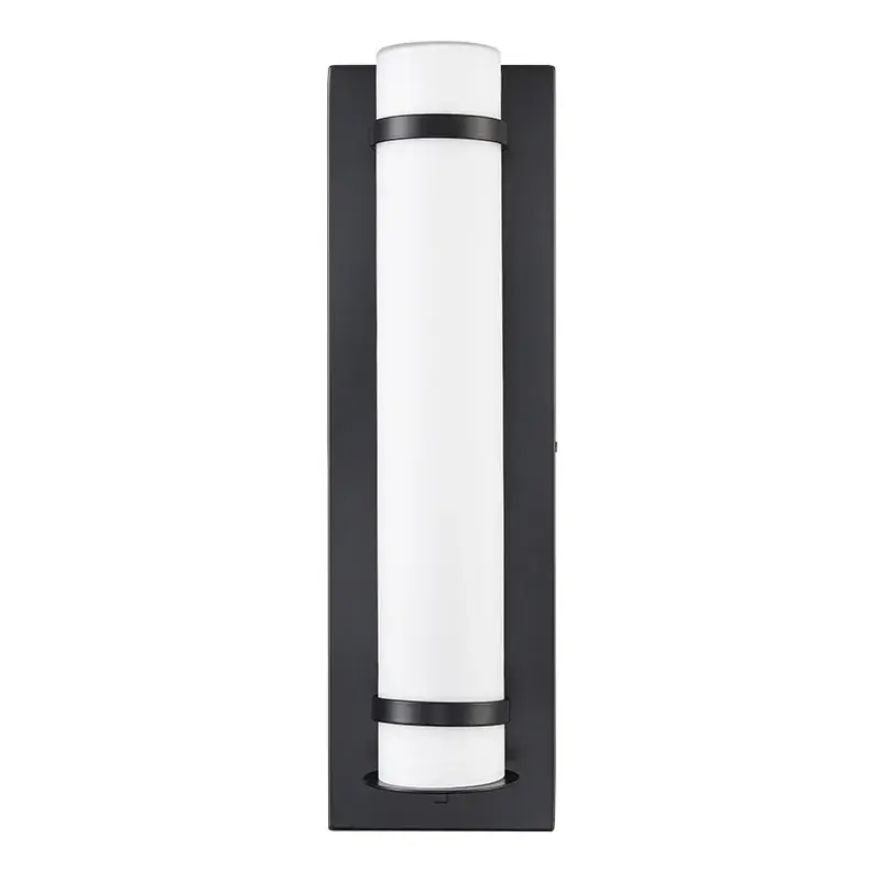 Outdoor LED Wall Sconce in Powder Coated Black