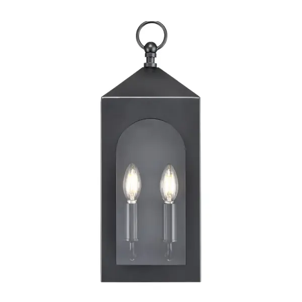 The 7802 outdoor light combines weather-resistant construction with a contemporary black finish, making it ideal for modern exterior applications requiring reliable illumination.