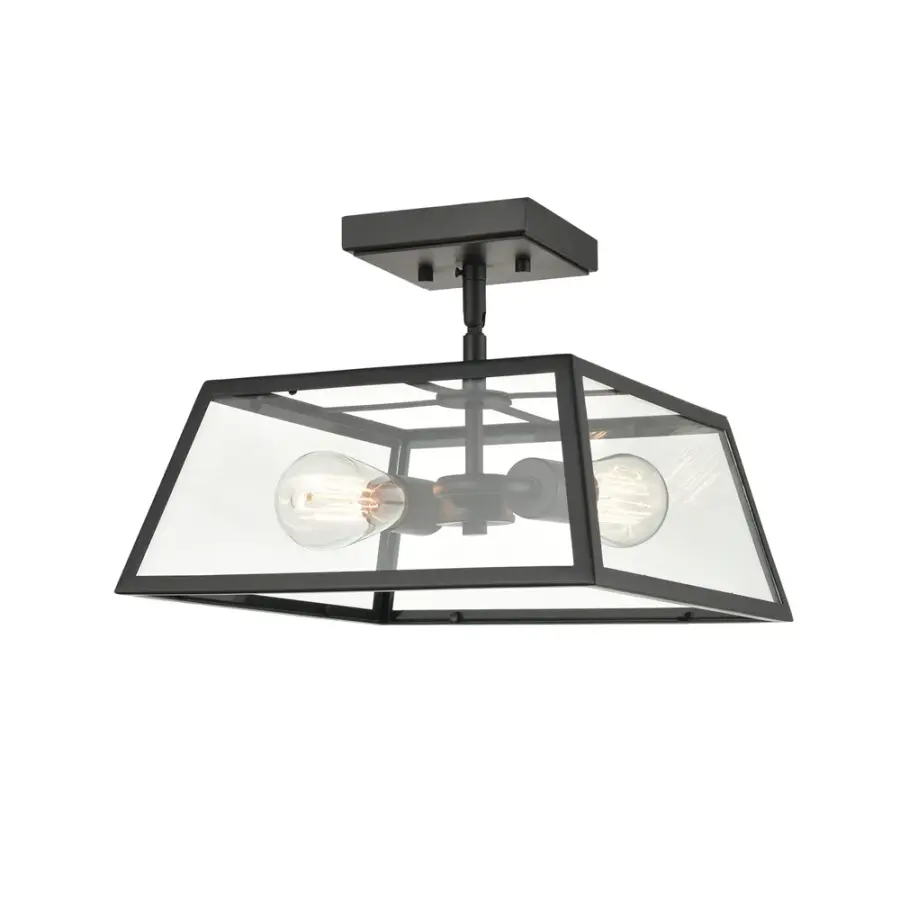 8022 Outdoor Light in Powder Coated Black