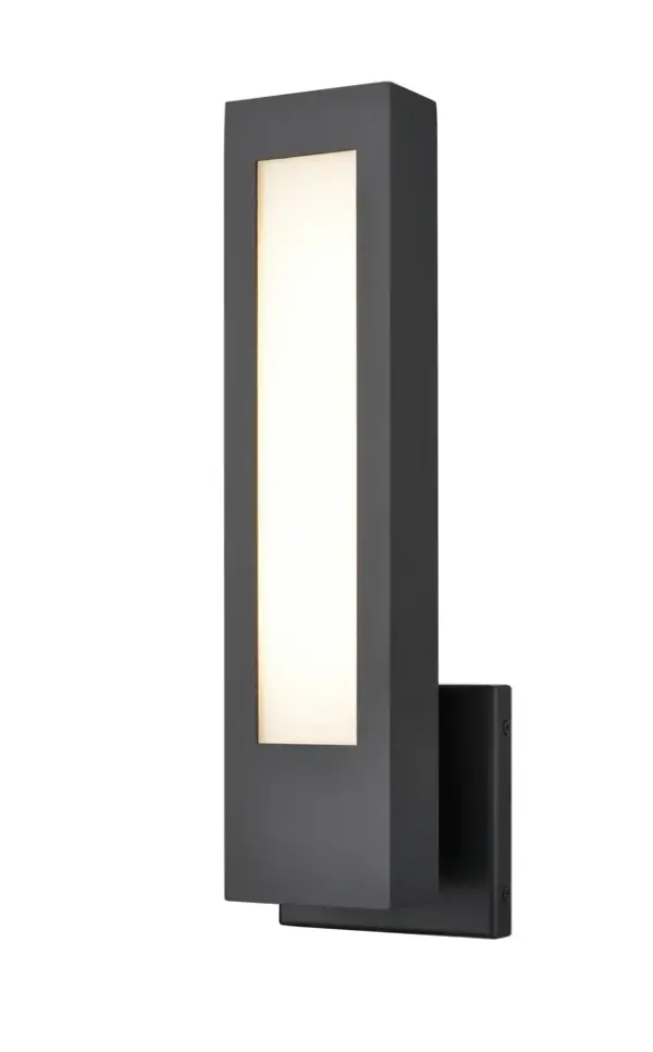 The 8071 outdoor light combines weather-resistant powder coated black finish with contemporary styling, making it ideal for modern exterior applications requiring reliable illumination.