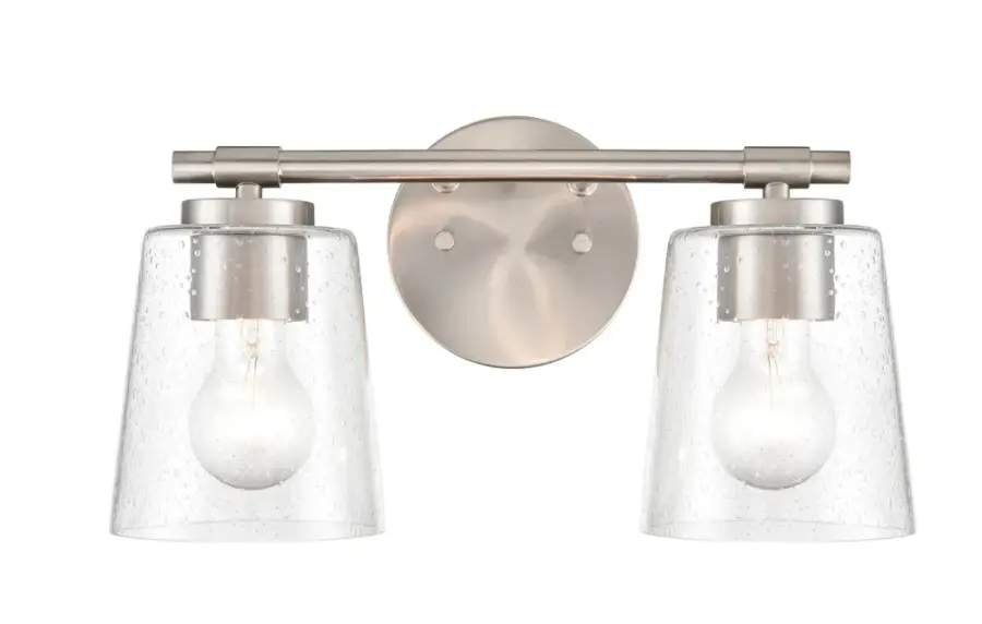 8112 Bath Vanity Light in Brushed Nickel