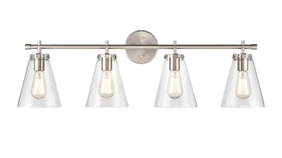 8124 Bath Vanity Light in Brushed Nickel