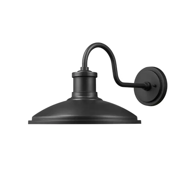 The Calhoun outdoor wall sconce combines industrial design with exceptional durability. Its AquaGuard construction resists rain, UV rays, extreme temperatures, and salt corrosion, making it ideal for coastal and challenging outdoor environments.