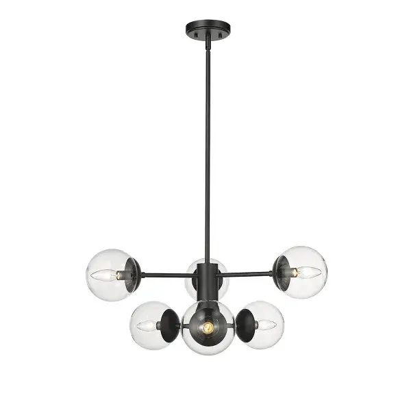 8156 Matte Black Pendant