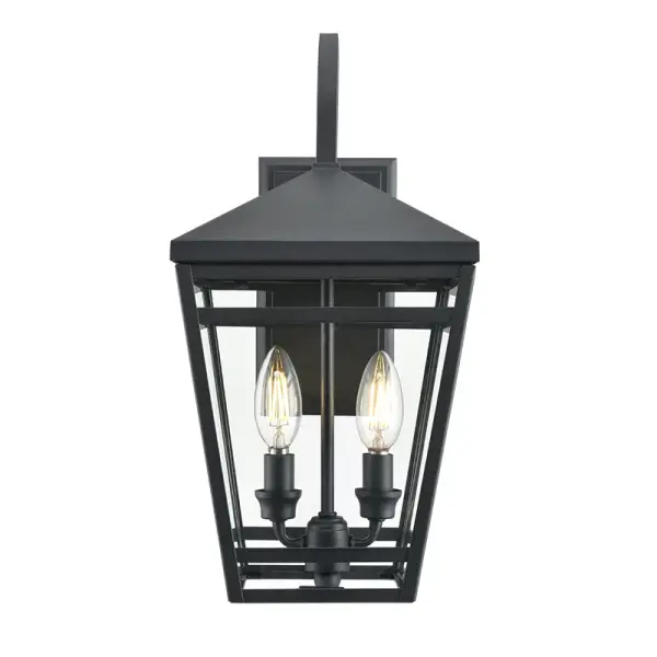 82102 Outdoor Light in Textured Black