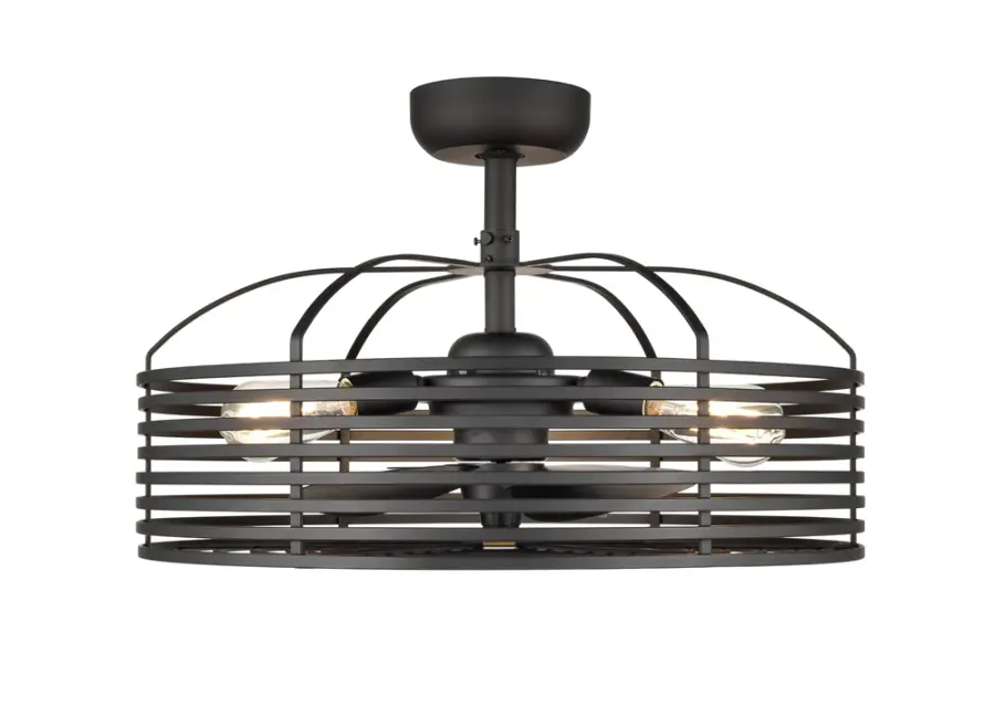 Compact Low-Profile Fan with Remote Control for Smaller Spaces