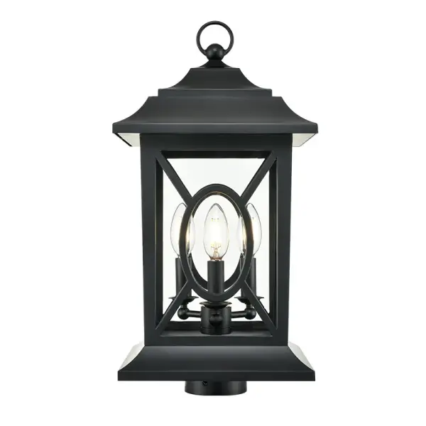85105 Outdoor Light in Powder Coated Black
