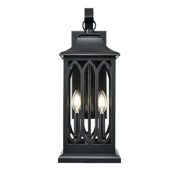 88102 Outdoor Light in Powder Coated Black