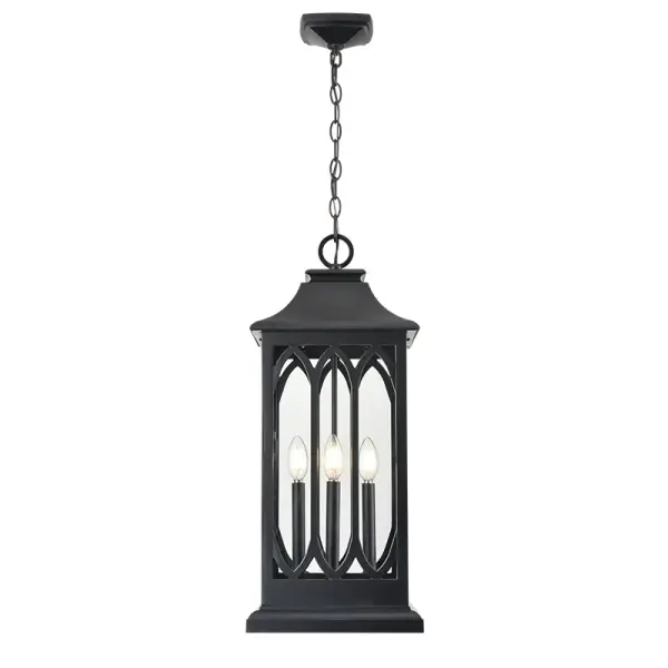88104 Outdoor Light in Powder Coated Black